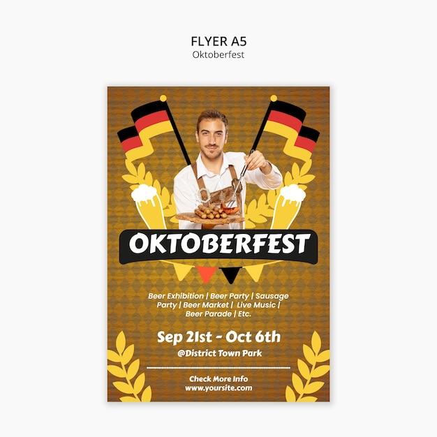 oktoberfest celebration template