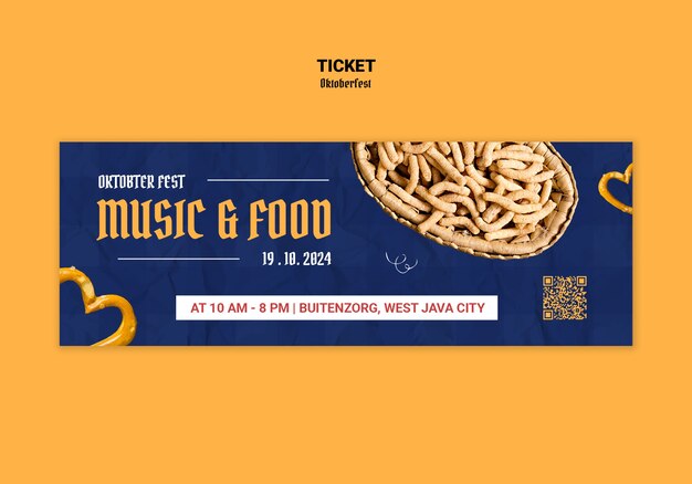 Oktoberfest celebration template