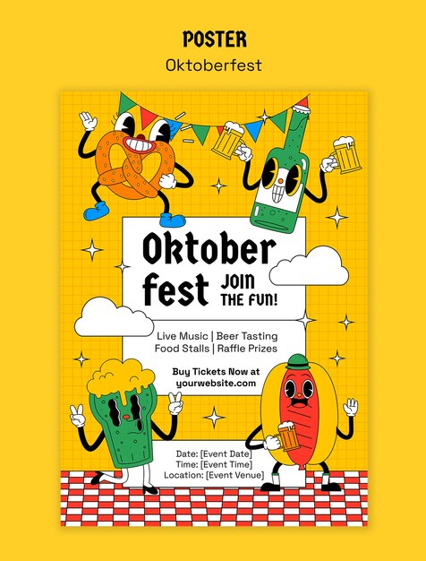 oktoberfest celebration template