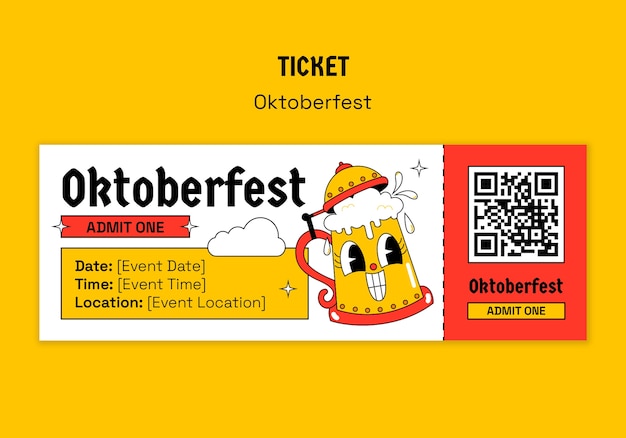 Oktoberfest celebration template