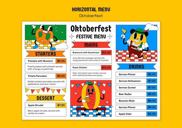 oktoberfest celebration template