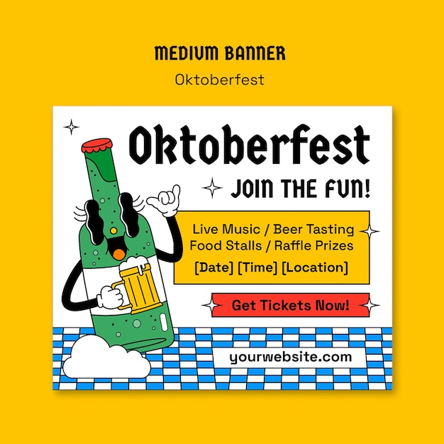 oktoberfest celebration template