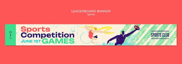 Free PSD olympics template design