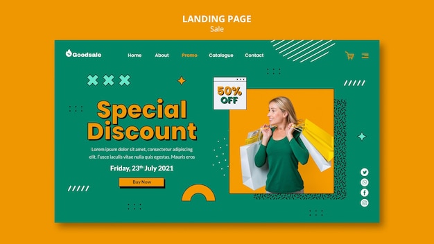 Online sale web templates