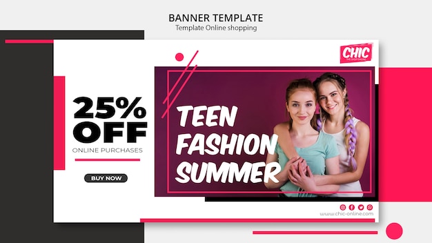 Online shopping banner