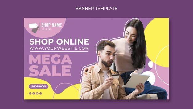 Online shopping banner