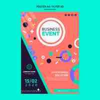 Free PSD online template concept for business poster