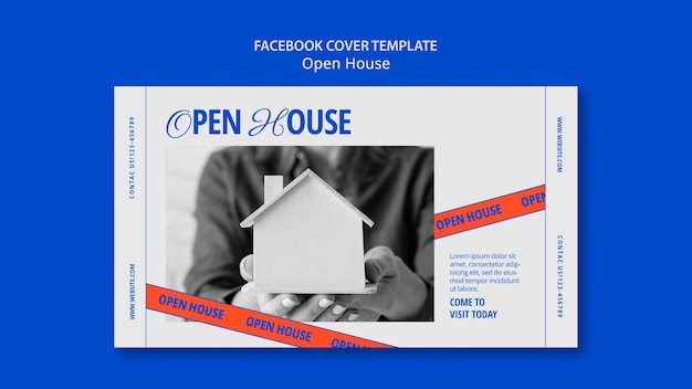 Free PSD open house template design