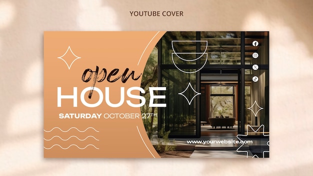 Free PSD open house template design