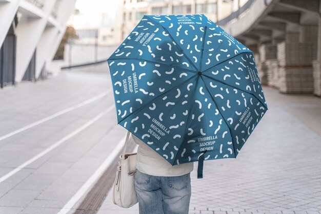 下雨模板