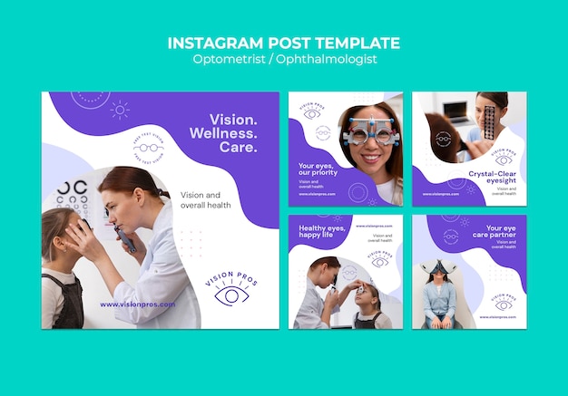 Ophthalmologist design template