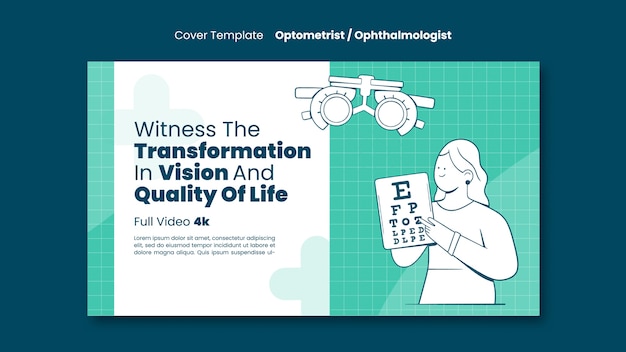 Free PSD ophthalmologist template design