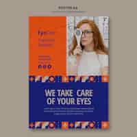 Free PSD ophthalmologist  template design