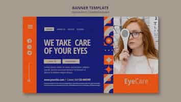 Free PSD ophthalmologist  template design