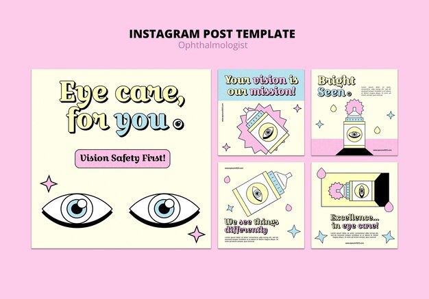 Free PSD ophthalmologist template design