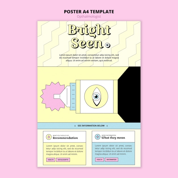 Ophthalmologist template design