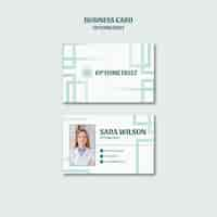 Free PSD optometrist career  business card