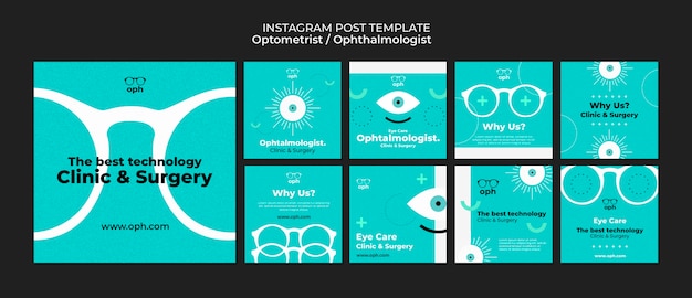 Посты в Instagram о карьере оптометриста