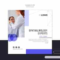 Free PSD optometrist  template design