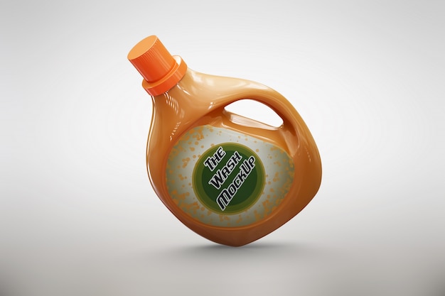 Download Black detergent packaging mock up | Free PSD File