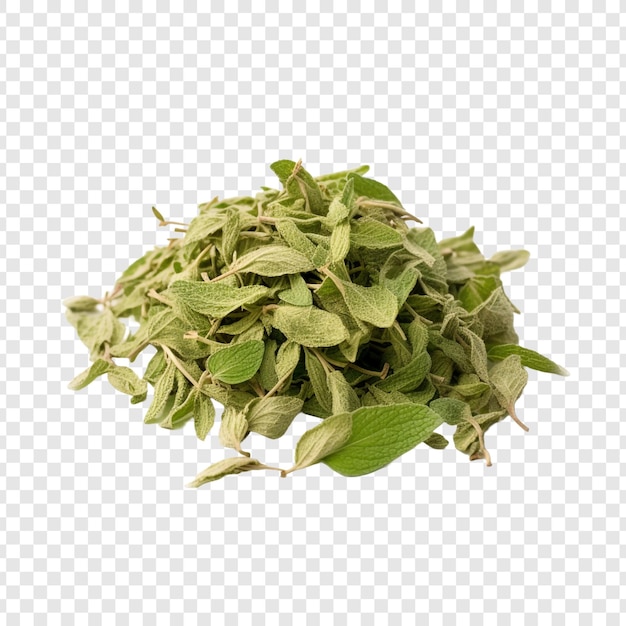 Free PSD oregano that has been dried isolated on transparent background