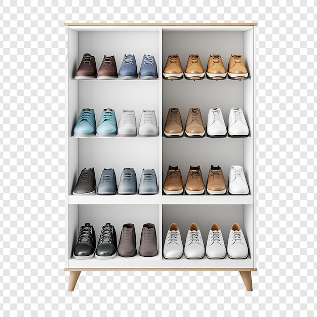 organized shoe collection a stylish shoe rack display