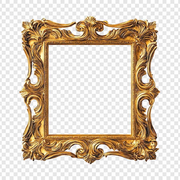 Ornate Golden Frame A Gilded Masterpiece