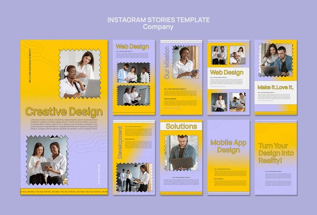 Free PSD our mission instagram story design template