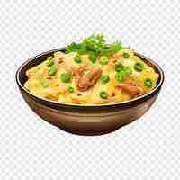 Free PSD oyakodon isolated on transparent background