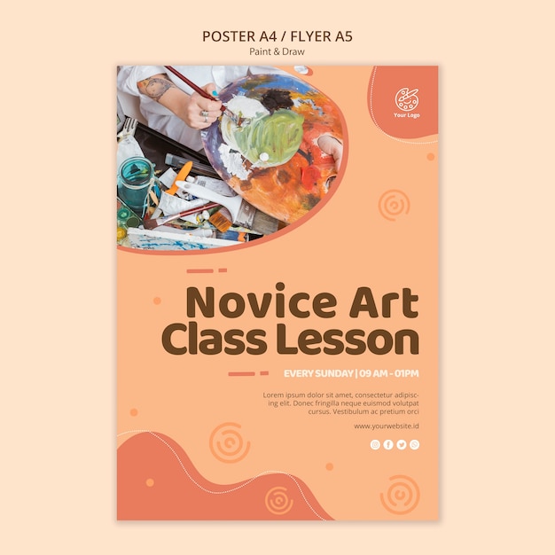 Art Class Flyer Images - Free Download on Freepik