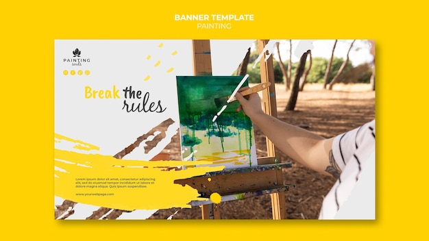 Painted banners. Vector painted banners and paint accessories , #Sponsored,  #Vector, #banners, #Painted, #accessories, … in 2023