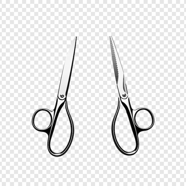 Free PSD a pair of scissors isolated on transparent background