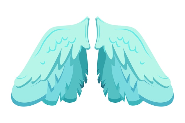 Pair of wings illustration