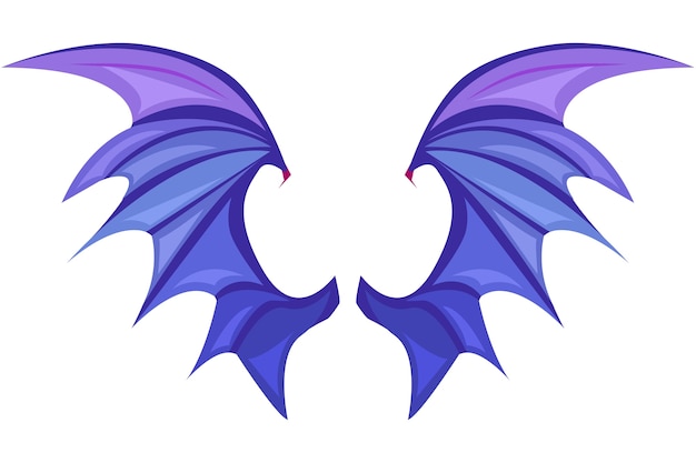 Pair of wings illustration