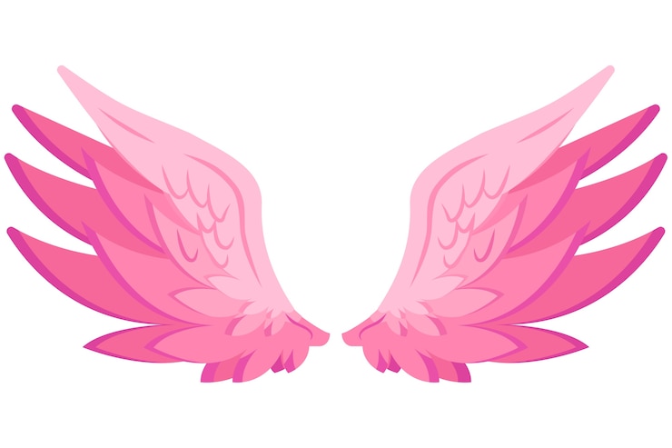 無料PSD 翼のイラスト