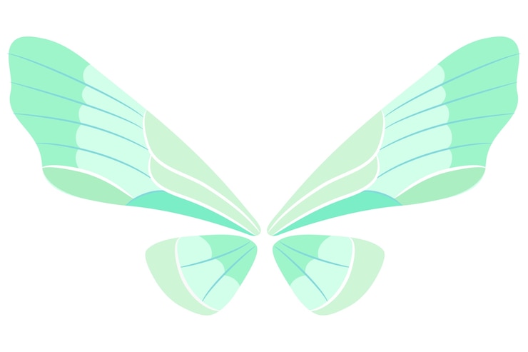 無料PSD 翼のイラスト