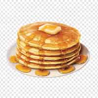 Free PSD pancake isolated on transparent background