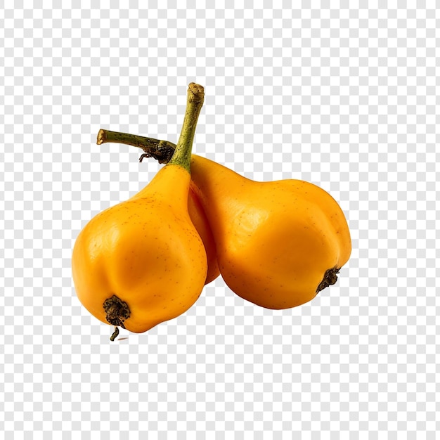 Papaw fruit isolated on transparent background