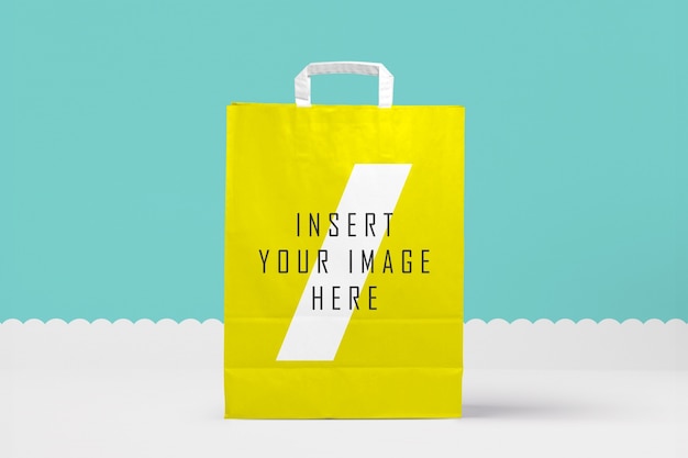 Free PSD paper bag mock up