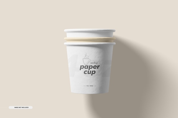 Paper coffee cup mockup Free Psd