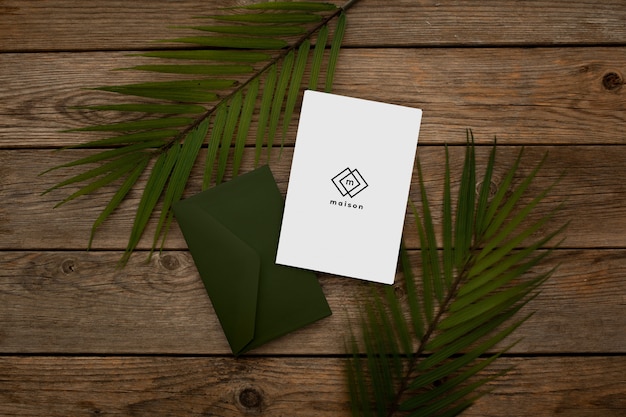 Paper envelope design mockup