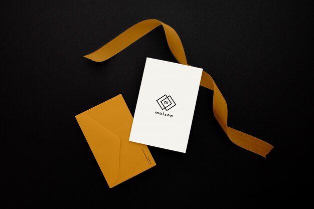 Paper envelope design mockup