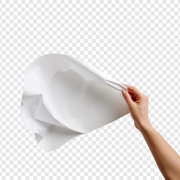 Paper isolated on transparent background