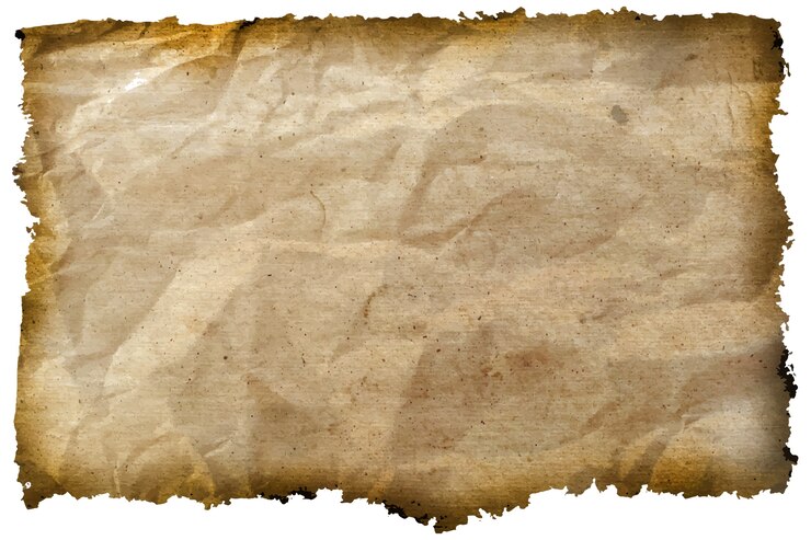 Free PSD parchment paper illustration isolated