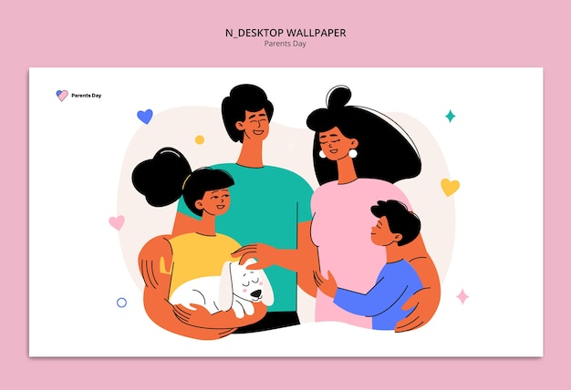 parents day template design