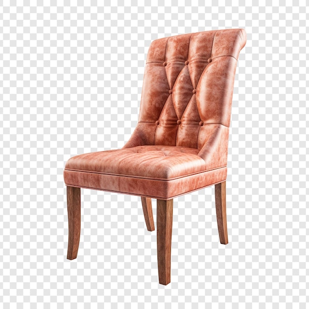 Parsons chair isolated on transparent background