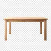 Free PSD parsons table isolated on transparent background