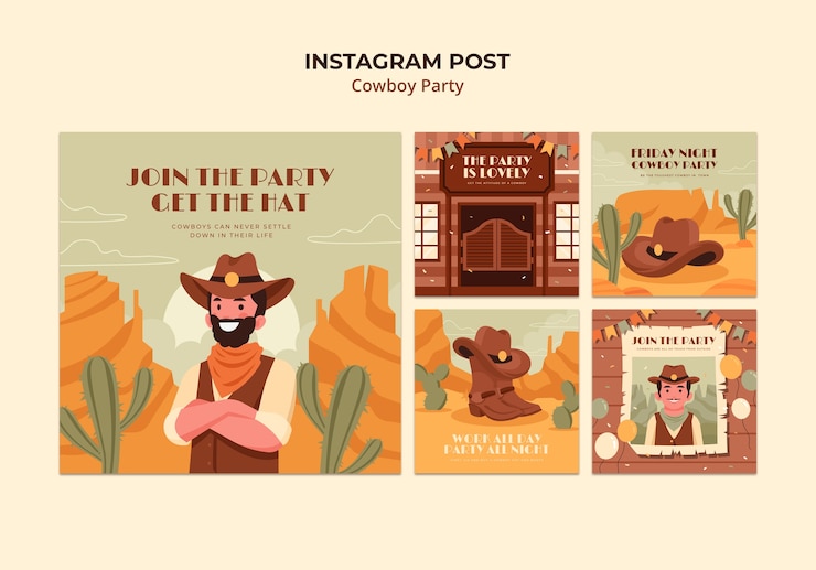 免費 PSD 派對慶祝的 instagram 帖子