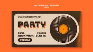 Free PSD party template design