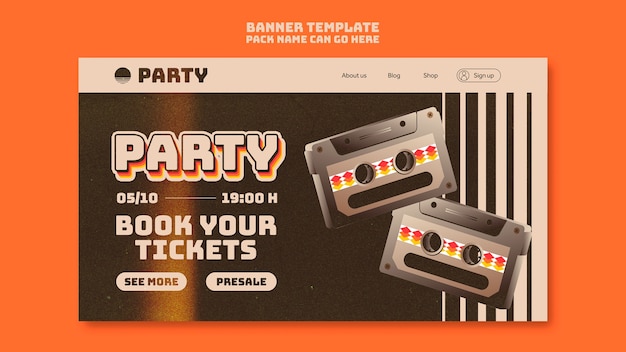 Party Template Design â Free Download PSD Templates